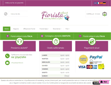 Tablet Screenshot of fioristaonline.it
